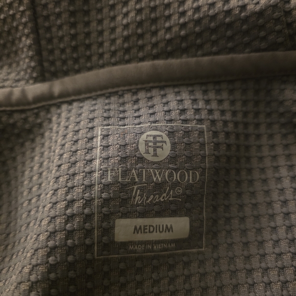 Flatwood Threads Men's Lightweight Gray Jacket with Bright Orange Trim - Picture 5 of 8